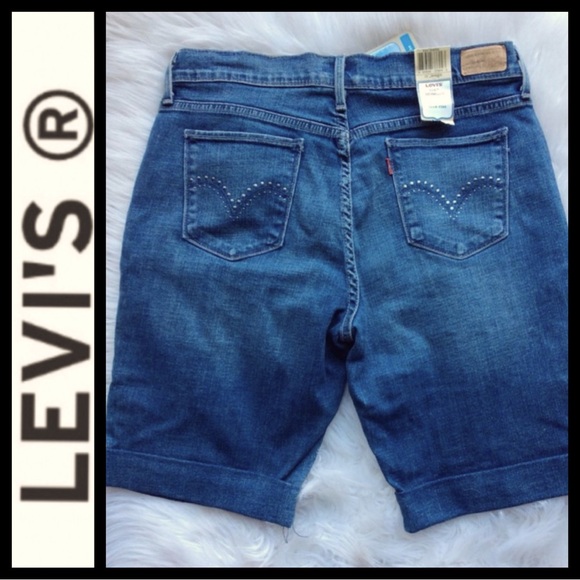 NWT LEVI’S 515 Bermuda Shorts - Picture 3 of 5
